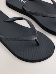 Negro con purpurina - Chanclas - Imagen 4 de 5