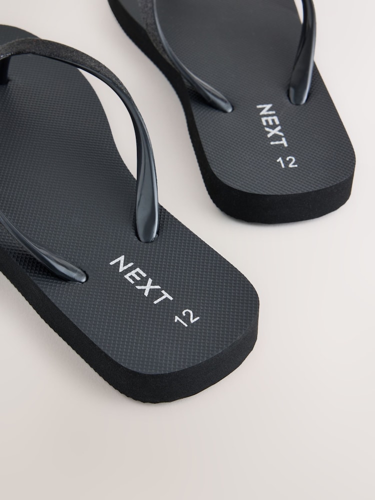 Negro con purpurina - Chanclas - Imagen 5 de 5 Negro con purpurina - Chanclas - Imagen 5 de 5