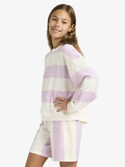 Roxy Purple Little Things Stripe Shorts - Image 3 of 7