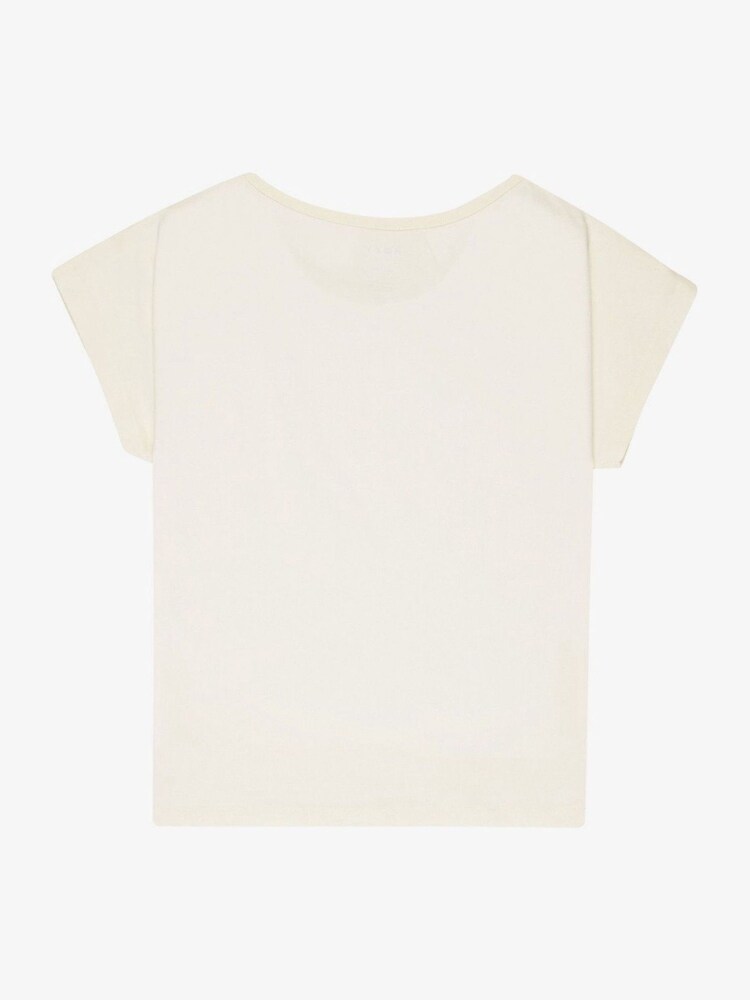 Roxy Cream Pura Playa Graphic Logo Short Sleeve T-Shirt - Image 2 of 2