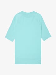 Roxy Blue Whole Hearted Short Sleeve Logo Rash Vest - Image 2 of 2
