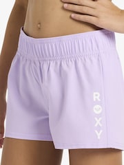 Roxy Purple RG Essentials Logo Boardshort Swim Shorts - Image 5 of 7