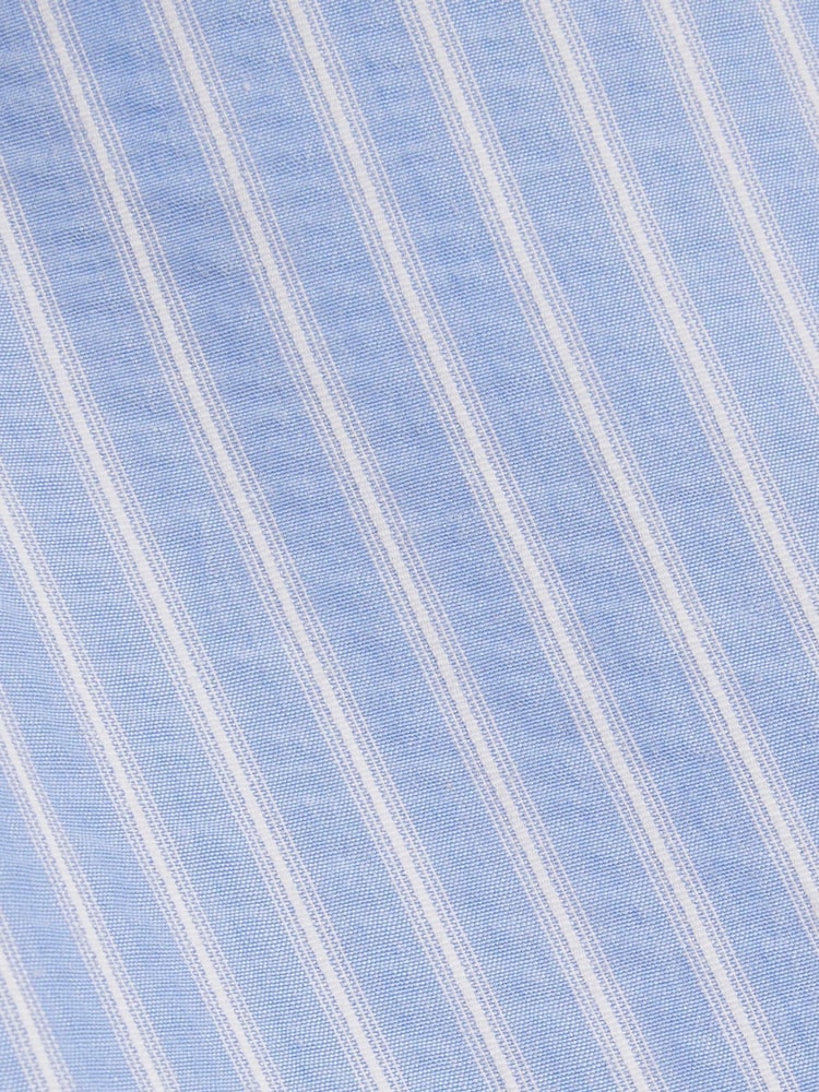River Island Blue Seersucker Stripe Pull on Trousers - Image 4 of 4 River Island Blue Seersucker Stripe Pull on Trousers - Image 4 of 4