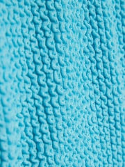 River Island Pink Colour Block Textured Logo Swimsuit - Image 4 of 4