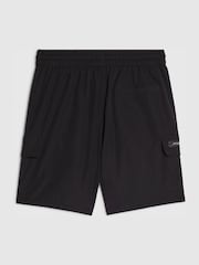River Island Black Cargo Zip Pocket Shorts - Image 2 of 4