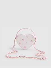 River Island Ditsy Floral Heart Mini Cross-Body Bag - Image 2 of 5