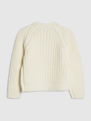 River Island Cream Flower Embroidered Cardigan - Image 2 of 4