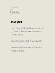 White Arches Mango Wood Effect Side Table - Image 4 of 5