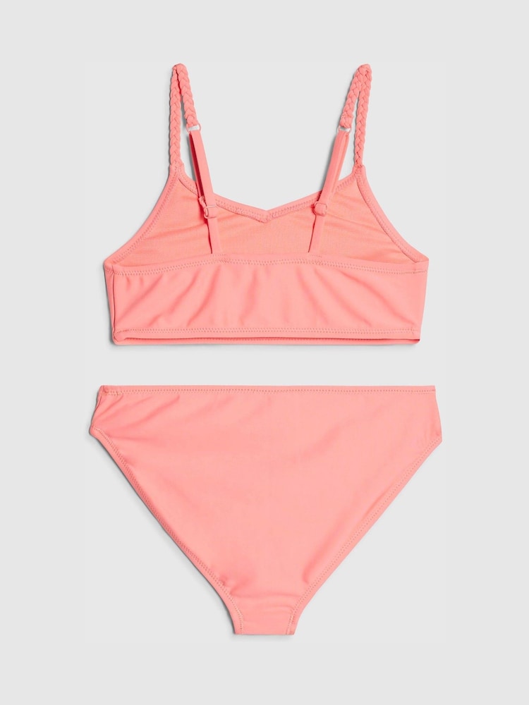 River Island Pink 3D Flower Bikini - Image 2 of 4 River Island Pink 3D Flower Bikini - Image 2 of 4