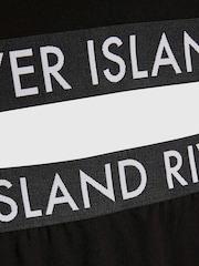 River Island Black Logo Waistband T-Shirt & Skort Set - Image 4 of 4