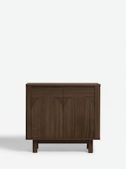 Dark Natural Arches Mango Wood Effect Small Sideboard - Image 2 of 4
