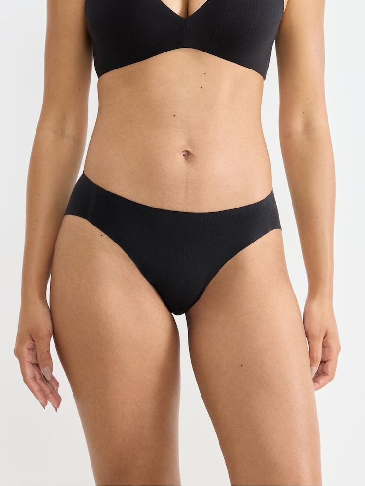 Sloggi Black Bella Gem Knicker - Image 1 of 6 Sloggi Black Bella Gem Knicker - Image 1 of 6