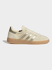adidas Originals Cream Handball Spezial Trainers - Image 2 of 8