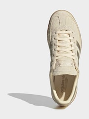 adidas Originals Cream Handball Spezial Trainers - Image 4 of 8