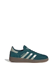 adidas Originals Green Handball Spezial Trainers - Image 3 of 9