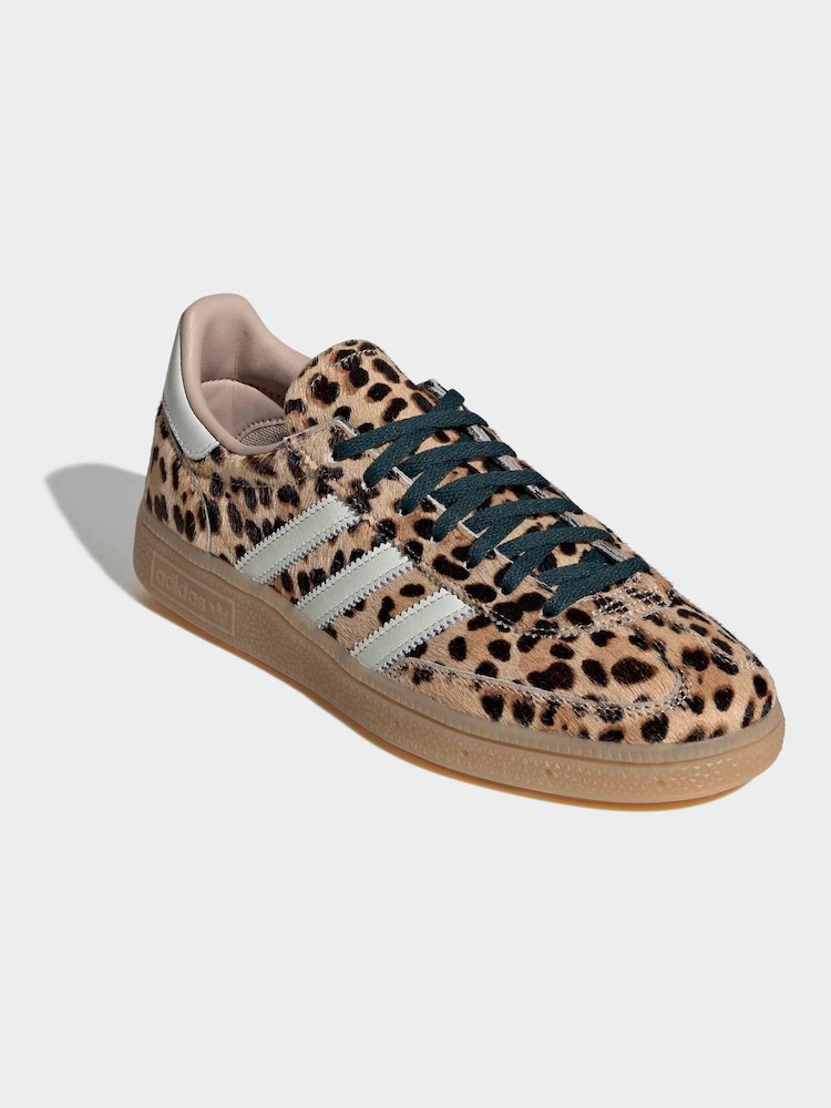 adidas Originals Cream Handball Spezial Trainers - Image 2 of 10