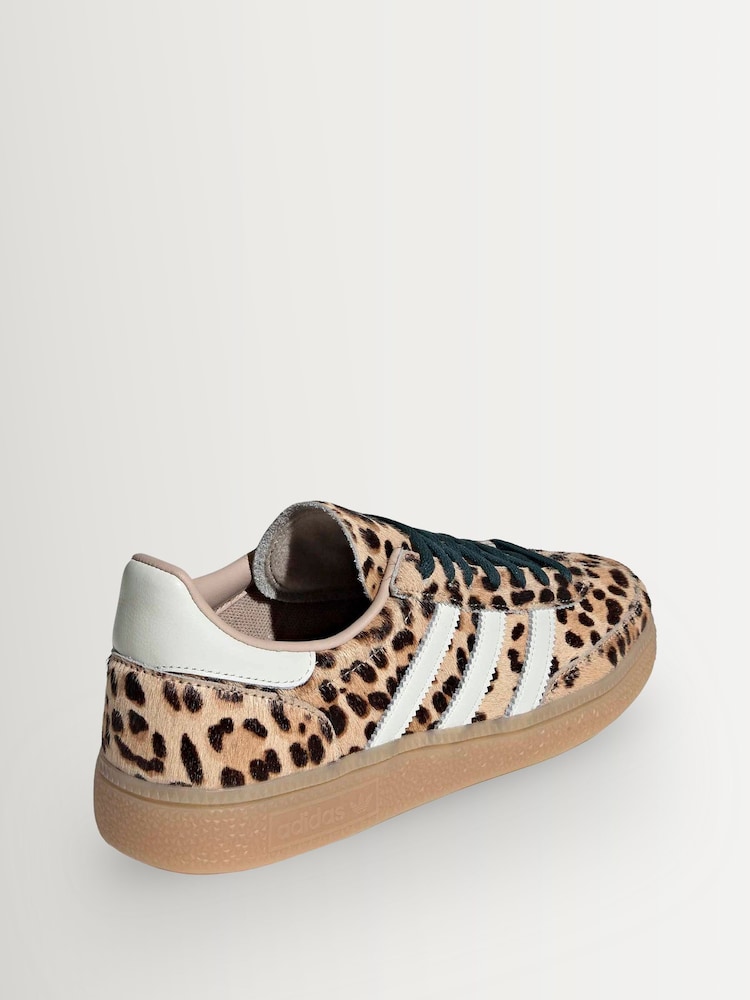 adidas Originals Leopard Print Handball Spezial Trainers - Image 9 of 9
