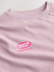 Pink Ice Cream Oversized Graphic Print T-Shirt (3-16yrs) - Image 7 of 7
