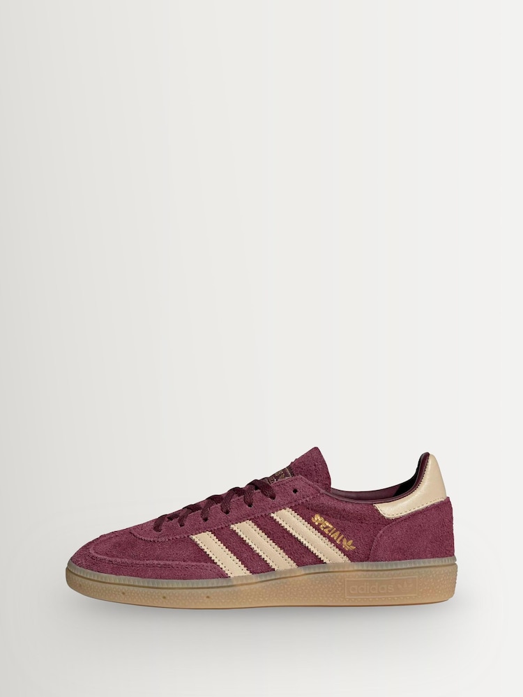 adidas Originals Maroon Red/White Handball Spezial Trainers - Image 11 of 11
