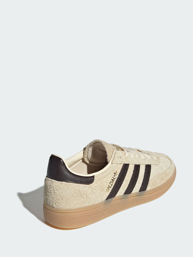 adidas Originals Cream Handball Spezial Trainers - Image 2 of 12