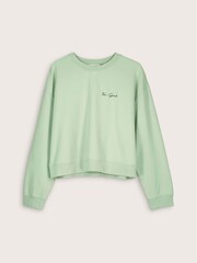Dorrie Organic Cotton Cropped Sweatshirt - Image 4 of 4