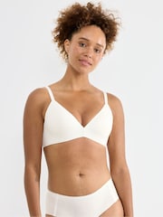 Balts - Sloggi ZERO Feel Pure THE UP Push Up Bra - Attēls 1 no 6