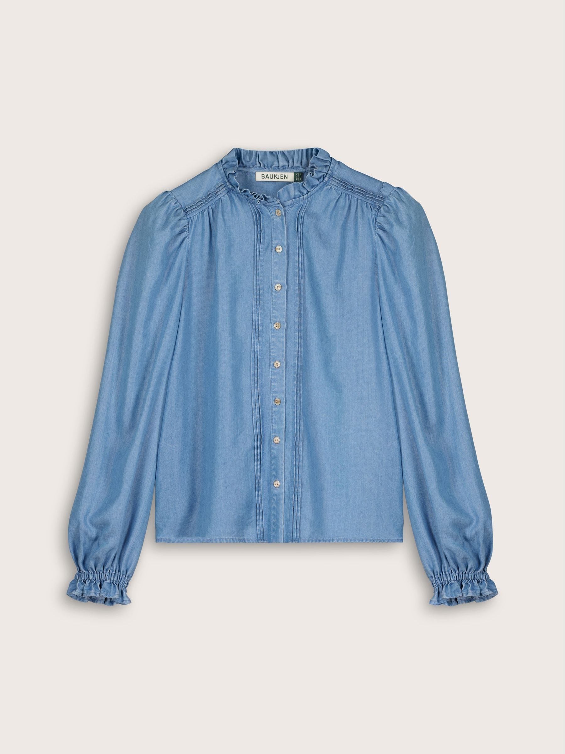 新品 Rene ❁ Spring Collection Frill Blouse Buy Baukjen Blue Zoe Frill Neck Blouse from Next USA
