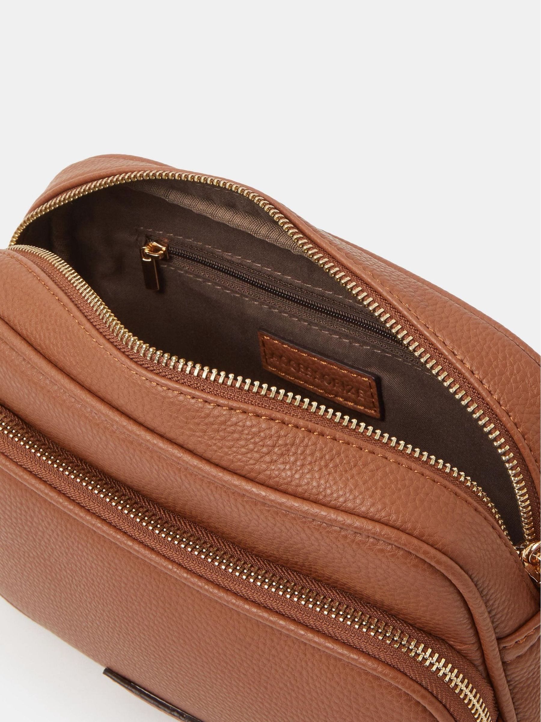 Buy Accessorize Brown Double Zip Camera Bag from the Next UK