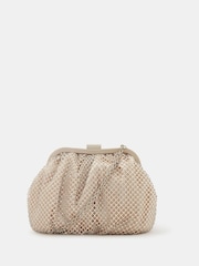 Accessorize 亮片夹框手拿包 - 2的图像1｝