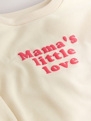 Panna di San Valentino Mamas Little Love - Felpa girocollo (3mesi-7anni) - Immagine 7 di 7