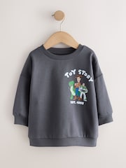 Charcoal Grey Toy Story Crew Sweat Top (3mths-7yrs) - Image 1 of 3