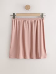 Praline Nude Short Microfibre Comfort Slip Skirt - Image 3 of 5