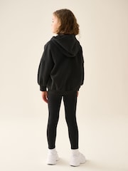 Negro - Zip Through Hoodie And Leggings Set (3-16yrs) - Imagen 4 de 9
