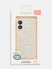 Skinnydip White Pattern Bow iPhone Case - Image 1 of 4