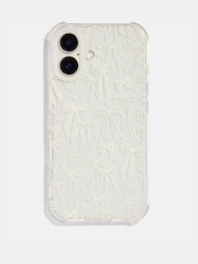 Skinnydip White Pattern Bow iPhone Case - Image 2 of 4