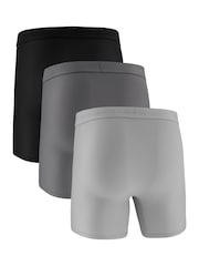 Under Armour Grey Performance Tech Mesh Mod  6" Boxers 3 Pack - Image 3 of 5