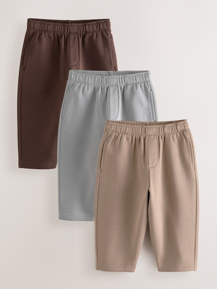 Mono Core 3pk Wide Joggers (3mths-7yrs) - Image 1 of 7