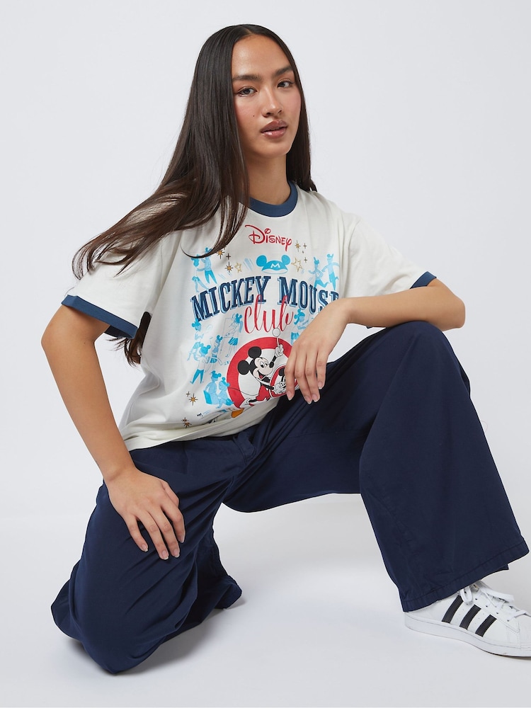 Skinnydip White Disney Mickey A Little Bit of Magic T-Shirt - Image 4 of 4 Skinnydip White Disney Mickey A Little Bit of Magic T-Shirt - Image 4 of 4