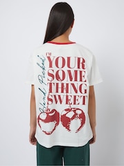 Skinnydip White I'm Your Something Sweet T-Shirt - Image 4 of 4