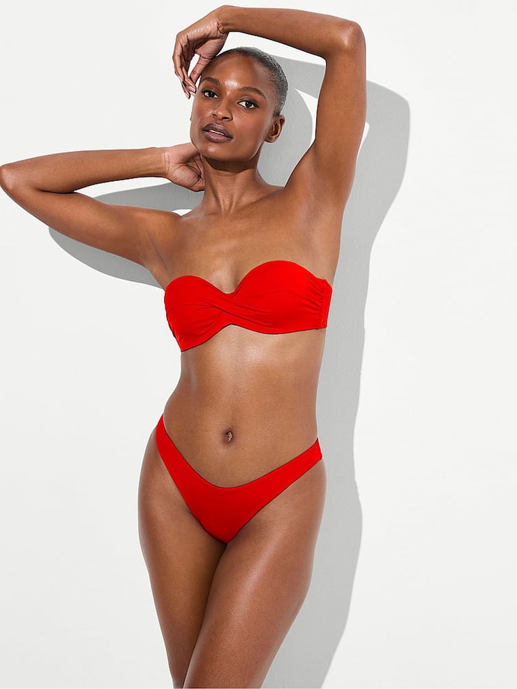 Victoria's Secret Red Pepper Brazilian Bikini Bottoms - Image 1 of 2