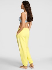 Victoria's Secret PINK Pineapple Yellow Cuffed Fleece Joggers - Image 2 of 2