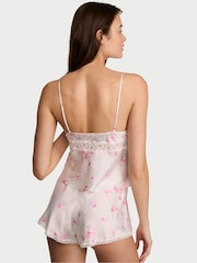 Victoria's Secret Pink Floral Butterflies Jacquard Cami & Short Set - Image 3 of 3