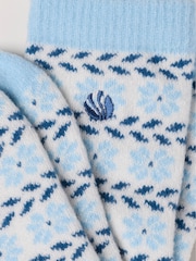 FatFace Cream Fairisle Socks - Image 2 of 2