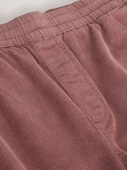 Roz - EDIT Corduroy Drawstring Waist Shorts - Imaginea 8 din 11