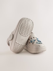 Neutral Dino Warm Lined Slipper Clogs - Image 3 of 5