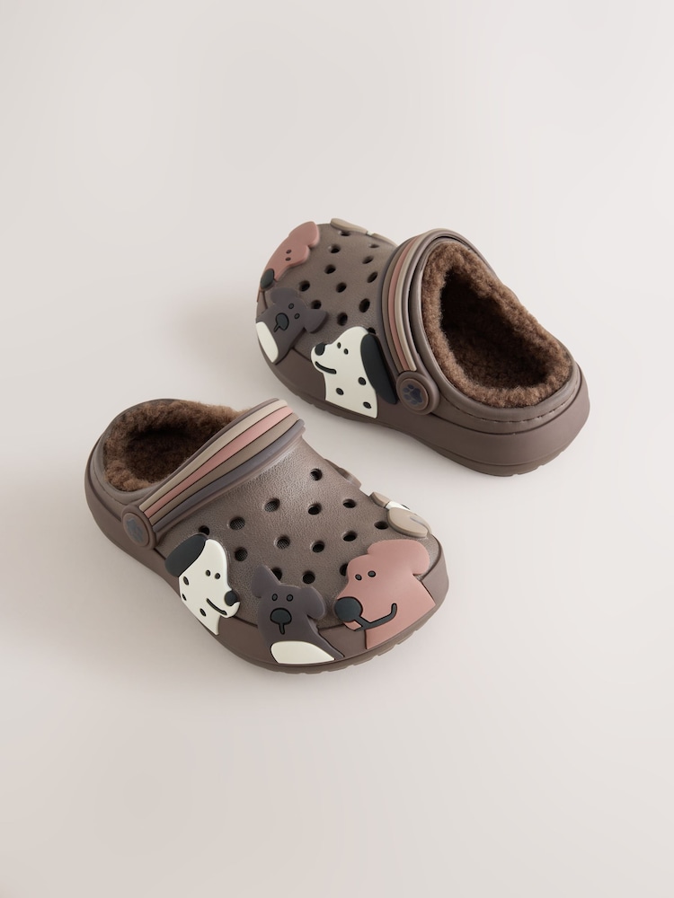 Brown Dog Warm Lined Slipper Clogs - Image 1 of 5 Brown Dog Warm Lined Slipper Clogs - Image 1 of 5