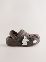 Brown Dog Warm Lined Slipper Clogs - Image 2 of 5