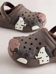 Brown Dog Warm Lined Slipper Clogs - Image 4 of 5
