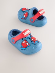 Blue Spidey and his Amazing Friends Warm Lined Slippers Clogs - Image 1 of 5
