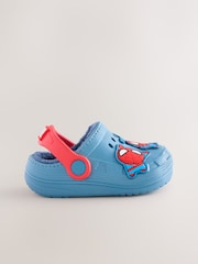 Blue Spidey and his Amazing Friends Warm Lined Slippers Clogs - Image 2 of 5